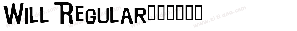Will Regular字体转换